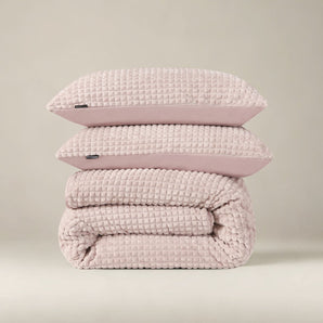 Dekbedovertrek Check Teddy Roze