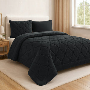 Dekbed Zonder Overtrek Teddy Zwart