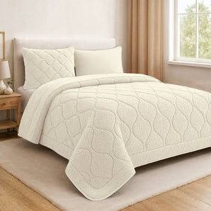 Dekbed Zonder Overtrek Teddy Beige