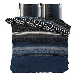 Dekbedovertrek Scanda Marineblauw