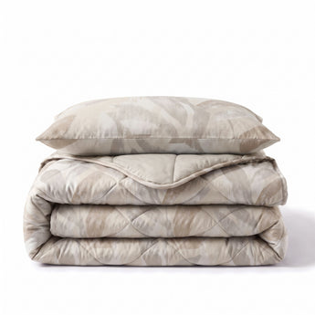 Lazy dekbed zonder overtrek katoen Gacho taupe