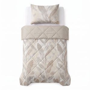 Lazy dekbed zonder overtrek katoen Gacho taupe