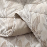 Lazy dekbed zonder overtrek katoen Gacho taupe tweepersoons