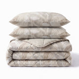 Lazy dekbed zonder overtrek katoen Gacho taupe tweepersoons