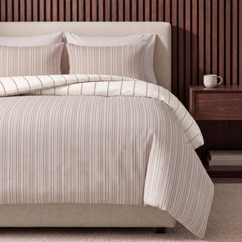 Dekbed zonder overtrek Max Beige/Roze