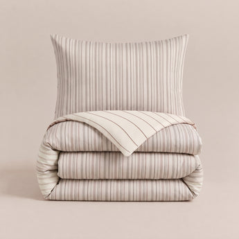 Dekbed zonder overtrek Max Beige/Roze