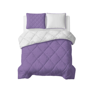 Dekbed zonder Overtrek Diamond Beige/Lavendel