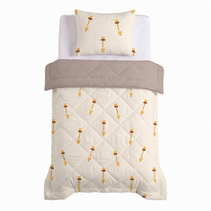Dekbed Zonder Overtrek Giraf Beige