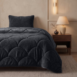 Dekbed Zonder Overtrek Teddy Velvet Zwart
