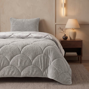 Dekbed Zonder Overtrek Teddy Velvet Beige