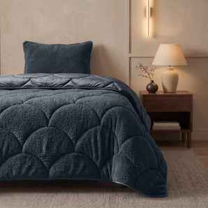 Dekbed Zonder Overtrek Teddy Velvet Antraciet