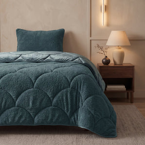Dekbed Zonder Overtrek Teddy Velvet Groen
