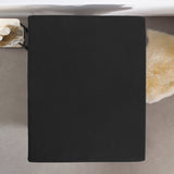 Dreamhouse Jersey Hoeslaken Zwart - Dromen & Wonen