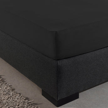 Dreamhouse Jersey Hoeslaken Zwart - Dromen & Wonen