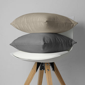 Dreamhouse Kussensloop - 2 Stuks - Flanel - Zacht - Antraciet - 60x70 - Dromen & Wonen