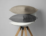 Dreamhouse Kussensloop - 2 Stuks - Flanel - Zacht - Antraciet - 60x70 - Dromen & Wonen