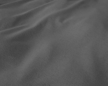 Dreamhouse Kussensloop - 2 Stuks - Flanel - Zacht - Antraciet - 60x70 - Dromen & Wonen