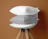 Dreamhouse Kussensloop - 2 Stuks - Flanel - Zacht - Grijs - 60x70 - Dromen & Wonen