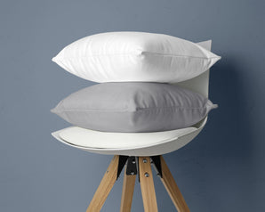 Dreamhouse Kussensloop - 2 Stuks - Flanel - Zacht - Wit - 60x70 - Dromen & Wonen