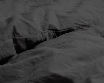 Dreamhouse Stone Washed Antraciet Dekbedovertrek - Dromen & Wonen