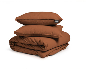 Dreamhouse Stone Washed Bruin Dekbedovertrek - Dromen & Wonen