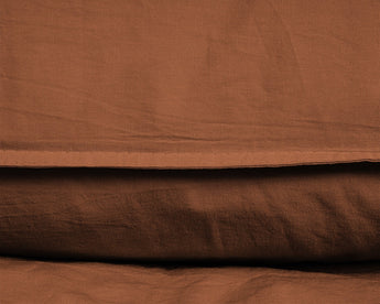 Dreamhouse Stone Washed Bruin Dekbedovertrek - Dromen & Wonen