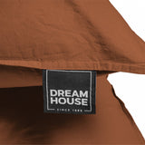 Dreamhouse Stone Washed Bruin Dekbedovertrek - Dromen & Wonen