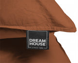 Dreamhouse Stone Washed Bruin Dekbedovertrek - Dromen & Wonen