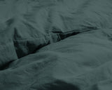 Dreamhouse Stone Washed Groen Dekbedovertrek - Dromen & Wonen