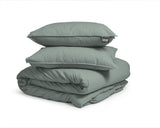 Dreamhouse Stone Washed Groen Dekbedovertrek - Dromen & Wonen