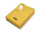 Dreamhouse Stone Washed Okergeel Dekbedovertrek - Dromen & Wonen