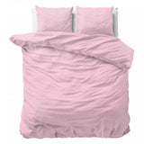 Dreamhouse Stone Washed Roze Dekbedovertrek - Dromen & Wonen
