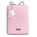 Dreamhouse Stone Washed Roze Dekbedovertrek - Dromen & Wonen