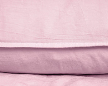 Dreamhouse Stone Washed Roze Dekbedovertrek - Dromen & Wonen