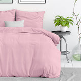Dreamhouse Stone Washed Roze Dekbedovertrek - Dromen & Wonen