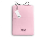 Dreamhouse Stone Washed Roze Dekbedovertrek - Dromen & Wonen