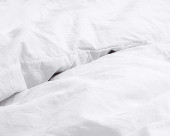 Dreamhouse Stone Washed Wit Dekbedovertrek - Dromen & Wonen