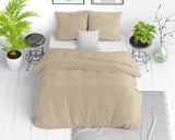 Dreamhouse Stone Washed Zand Dekbedovertrek - Dromen & Wonen