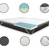 Hybrid Gel Traagschuim Topper - Dromen & Wonen