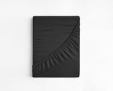 Katoenen Topper Hoeslaken Zwart - Dromen & Wonen