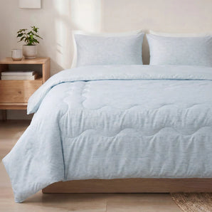 Sleeptime Dekbed en Overtrek in 1 - Verkoelend - Blauw