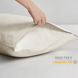 Kussensloop - 2 Stuks - 100% Katoen - Creme - 60x70 - Dromen & Wonen