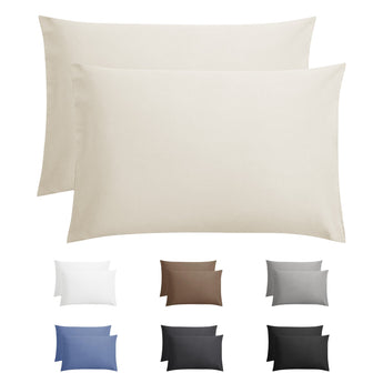 Kussensloop - 2 Stuks - 100% Katoen - Creme - 60x70 - Dromen & Wonen