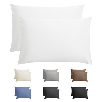 Kussensloop - 2 Stuks - 100% Katoen - Wit - 60x70 - Dromen & Wonen