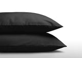 Kussensloop - 2 Stuks - 100% Katoen - Zwart - 60x70 - Dromen & Wonen