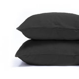 Kussensloop - 2 Stuks - Teddyfleece - Antraciet - 60x70 - Dromen & Wonen