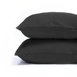 Kussensloop - 2 Stuks - Teddyfleece - Antraciet - 60x70 - Dromen & Wonen