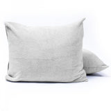 Kussensloop - 2 Stuks - Teddyfleece - Grijs - 60x70 - Dromen & Wonen