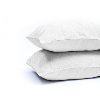 Kussensloop - 2 Stuks - Teddyfleece - Wit - 60x70 - Dromen & Wonen