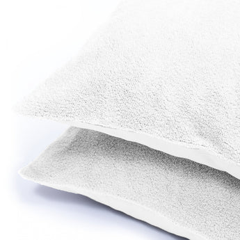 Kussensloop - 2 Stuks - Teddyfleece - Wit - 60x70 - Dromen & Wonen